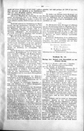 In nicht öffendlicher Sitzung (147,148), 19. Mai 1909