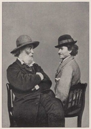Doppelporträt von Walt Whitman und Peter Doyle
