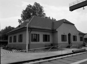 Dresden-Kaditz, Scharfenberger Straße 152. Stadtentwässerung Dresden GmbH, Kläranlage Kaditz (1909-1911; Hermann Klette, Hans Erlwein). Alte Schlosserei