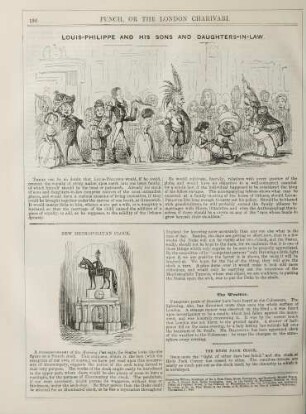 Louis-Philippe and his sons and daughters-in-law; New metropolitan clock