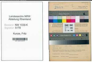 Entnazifizierung Fritz Kunze , geb. 25.06.1910 (Saegewerksleiter)