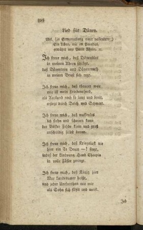 Lied für Dänen.