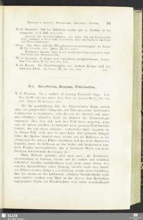 15a. Interferenz, Beugung, Polarisation