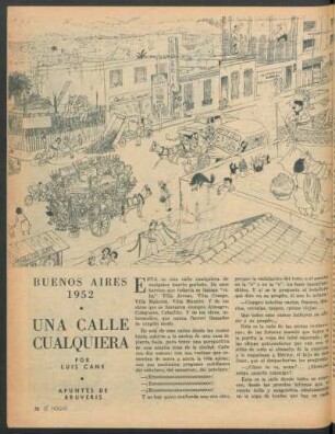 Una calle cualquiera : Buenos Aires 1952