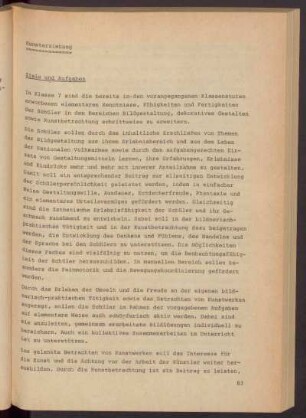 Kunsterziehung