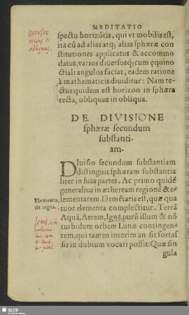 De Divisione sphaerae secundum substantiam