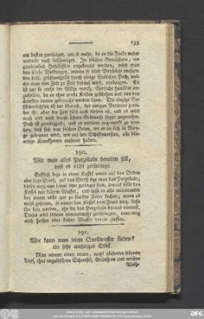 190. Wie man alles Porzellain bereiten soll, daß es nicht zerspringe.