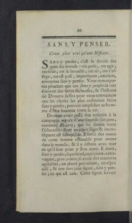 Sansy Penser. Conte plus vrai qu'une Histoire.