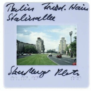 Berlin, Karl-Marx-Allee,Berlin, Strausberger Platz