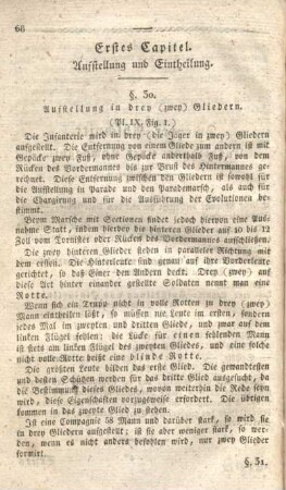 Erstes Capitel. Aufstellung und Eintheilung.