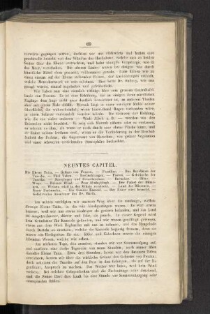 Neuntes Capitel.