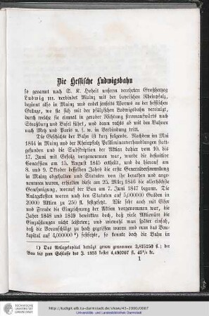 Die hessische Ludwigsbahn
