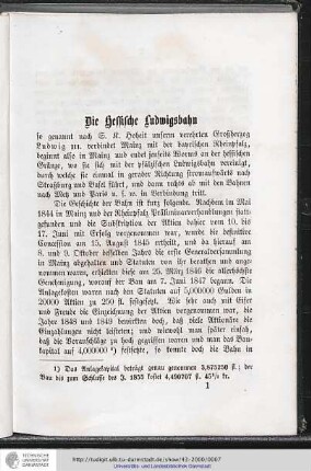Die hessische Ludwigsbahn