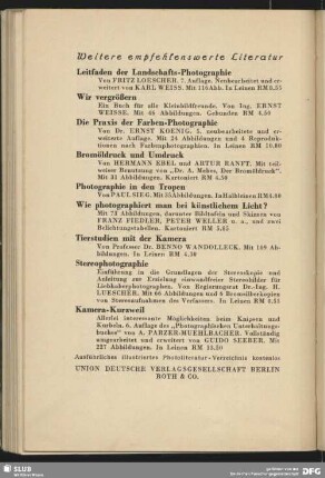 Weitere empfehlenswerte Literatur