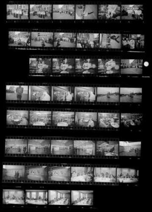 Intergastra '76 - Internationale Fachausstellung für das Hotel-, Gaststättengewerbe und Konditorenhandwerk, 03.04.-11.04.1976, Stuttgart-Killesberg (6-7): Kellner-Köche-Wettbewerb Straßenbahnlinie 10