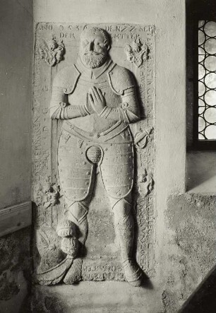 Figurengrabstein für ein männliches Mitglied der Familie Löser (gestorben 1536)