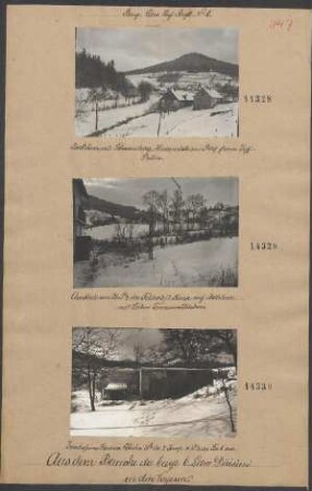 Betlehem mit Schwarzberg. Haus rechts am Berg franz. Uffz. Posten