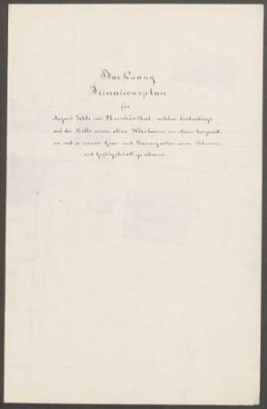 Jehle, August, Bauer Abbruch und Wiederaufbau des Wohnhauses, Bau eines Schweinestalles