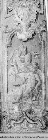 Thronsaal des Palazzo Reale von Turin : Thetis reicht Achilles die Waffen