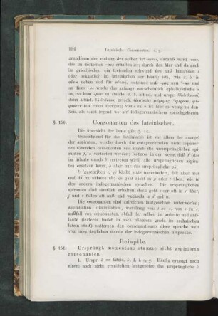 Consonanten des lateinischen