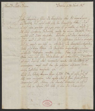 Brief an B. Schott's Söhne : 29.11.1817