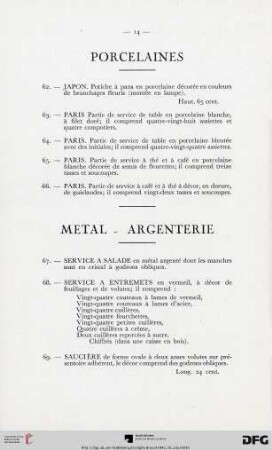 Metal - Argenterie