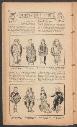 Historia del traje infantil