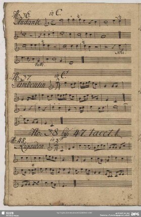 36. Anonymus, Andante, C-Dur