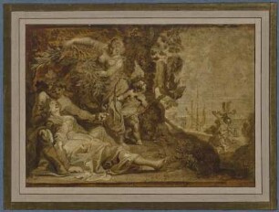 Aeneas verläßt die Dido
