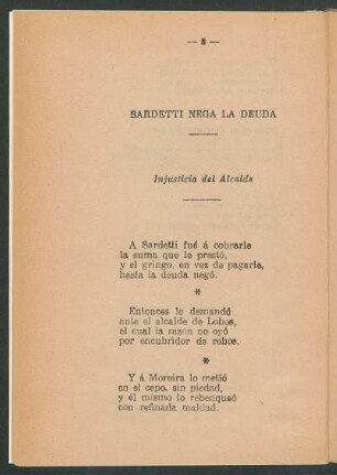 Sardetti niega la deuda : Injusticia del alcalde