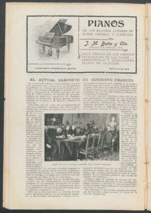 El actual gabinete de gobierno francés