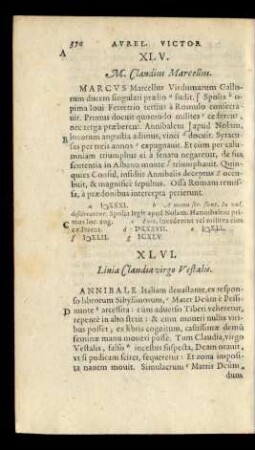 XLVI. Livia Claudia virgo Vestalis.