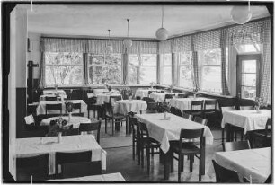 Ferienheim Terrassenhof, Pfaffendorf. Speiseraum