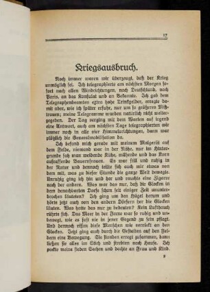 17-22 Kriegsausbruch