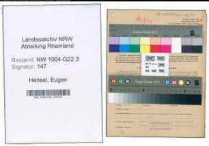 Entnazifizierung Eugen Hensel , geb. 29.02.1904 (Buchhalter)