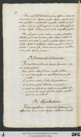 [S. 10] De appellatione