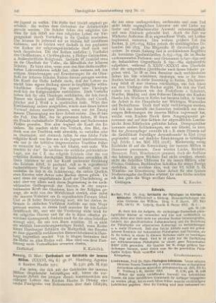 345-346 [Rezension] Hennig, Martin, Quellenbuch zur Geschichte der inneren Mission