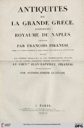 Band 2: Antiquités de la Grande Grèce, aujourd'hui Royaume de Naples: Antiquités de Pompeïa