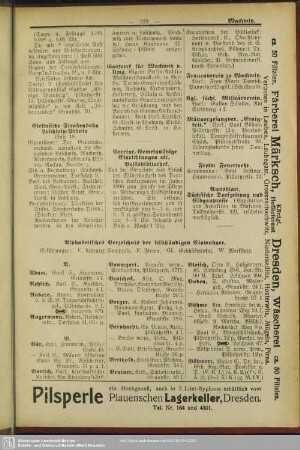 Einwohnerverzeichnis : Alphabetisches Verzeichnis der selbständigen Einwohner