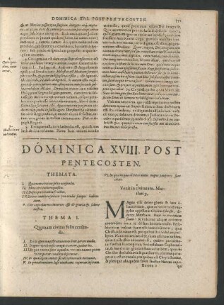 Dominica XVIII. Post Pentecosten.