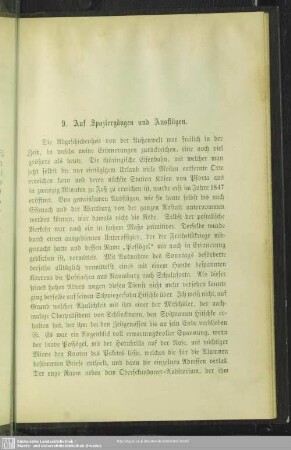 9. Auf Spaziergängen und Ausflügen