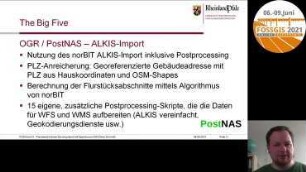 FOSS hoch 5 - Praxisbericht eines Serversystems mit OpenSource-GIS