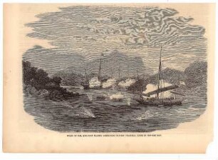 Boats of H.M. Gun-Boat Flamer Destroying Chinese Piratical Junks in Cho-Kee Bay