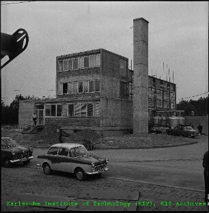 Außenansicht des Gebäudekomplexes der Entaktivierung (flüssig), von Südosten