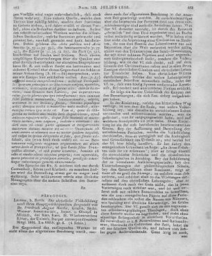 Koethe, F. A.: Die christliche Volksbildung nach ihren Hauptgesichtspuncten. Leipzig: Barth 1831