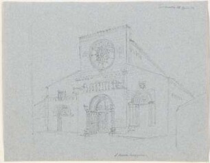 S. Maria Maggiore, Toscanella: Perspektivische Ansicht