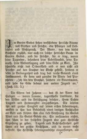 Johann, der selige Bauer von Vohburg : ein Tugendvorbild für Bürger und Bauern