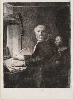 Bildnis Coppenol, Lieven Willemsz. van (1598-1662), Schreibmeister