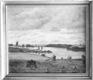Winckler, Margarethe: Landschaft in Mecklenburg. Öl, 1936