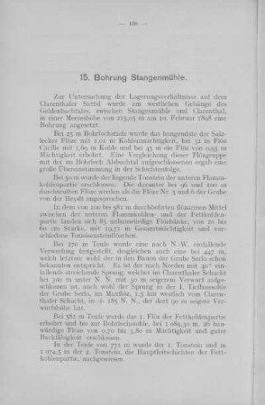 15. Bohrung Stangenmühle.